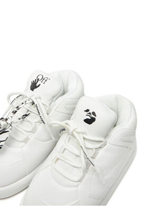 OFF-WHITE - Off-White Sneakersy OWIA266F21LEA0020101 Biały. Kolor: biały. Materiał: skóra