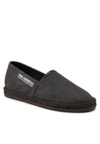 Karl Lagerfeld - KARL LAGERFELD Espadryle KL70119 Czarny. Kolor: czarny. Materiał: materiał #6