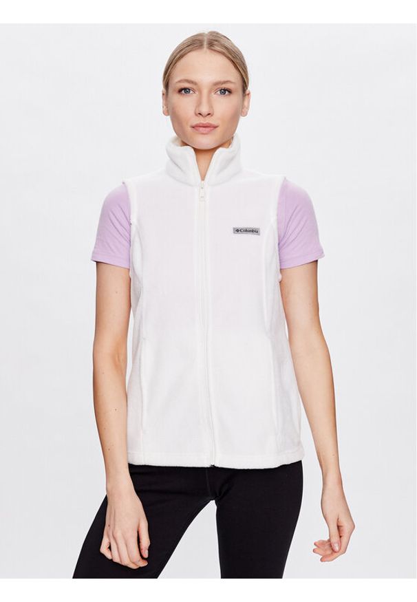 columbia - Columbia Bezrękawnik Benton Springs™ 1372121 Biały Regular Fit. Kolor: biały. Materiał: syntetyk. Długość rękawa: bez rękawów