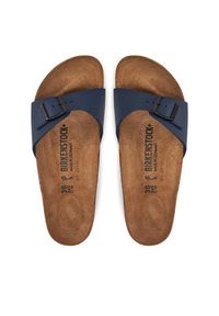 Birkenstock Klapki 1029797 Czarny. Kolor: czarny. Materiał: skóra