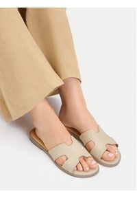 Lasocki Klapki CEO-WI16-FOXI-75 Beżowy. Kolor: beżowy. Materiał: skóra #5