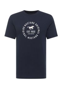 3 Pak Koszulek T-Shirt Mustang Style Alex Niebieski Granatowy Czarny 1017992. Kolor: czarny, niebieski, wielokolorowy #4