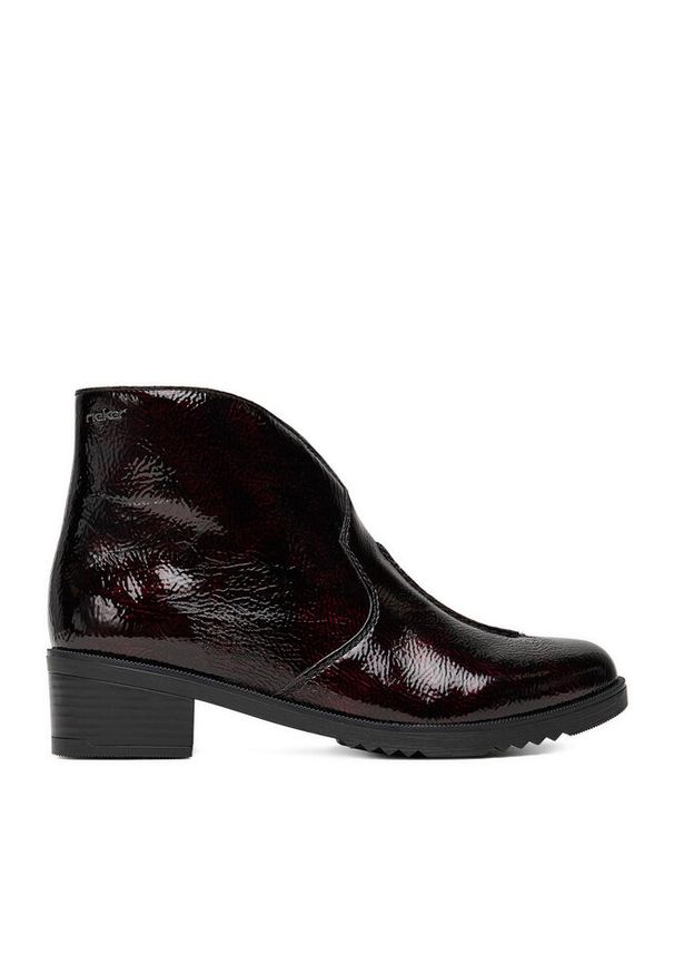 Botki Rieker. Kolor: czerwony