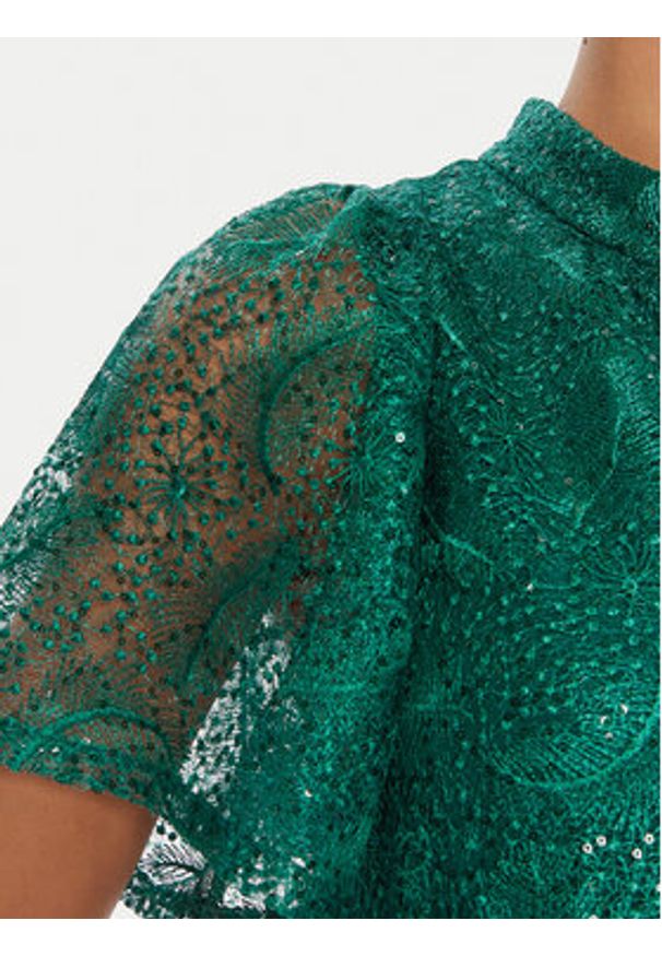 Bruuns Bazaar Sukienka koktajlowa Palm Philly BBW4541 Zielony Loose Fit. Kolor: zielony. Materiał: syntetyk. Styl: wizytowy