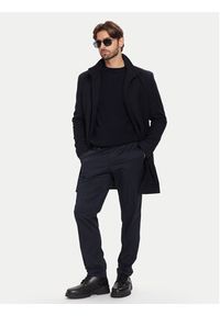 Bugatti Płaszcz przejściowy 821429-84220 Granatowy Regular Fit. Kolor: niebieski. Materiał: syntetyk #9