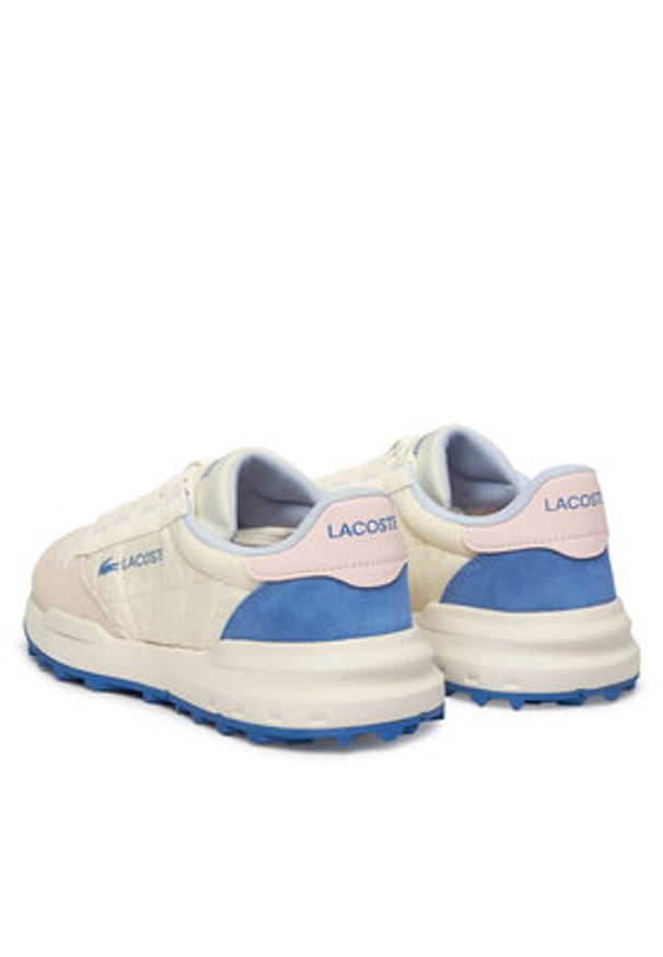 Lacoste Sneakersy Elite Active Evo 51SFA0166 Biały. Kolor: biały. Materiał: skóra, zamsz