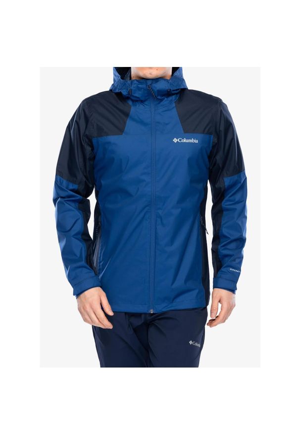columbia - Kurtka przeciwdeszczowa męska Columbia Inner Limits III Jacket. Kolor: niebieski