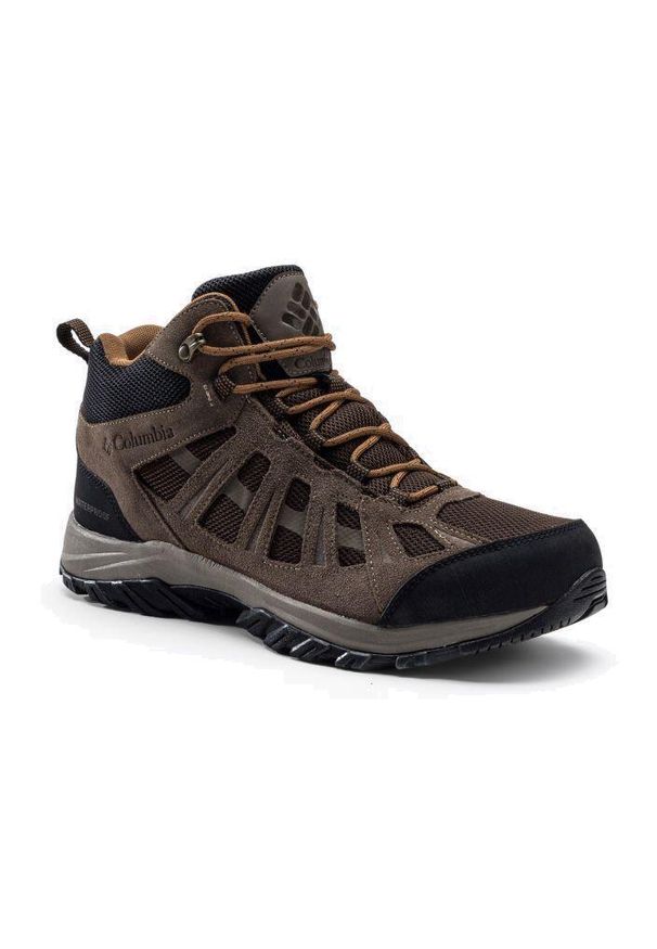 columbia - Buty Trekkingowe Męskie Columbia Redmond III Mid Waterproof. Kolor: brązowy