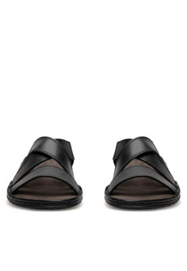 Lasocki Klapki BLOMEN-05 MI25 Czarny. Kolor: czarny. Materiał: skóra