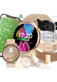 WonderWatch - SMARTWATCH ZEGAREK DAMSKI MENU PL ROZMOWY POWIADOMIENIA SPORT SMART WATCH. Rodzaj zegarka: smartwatch. Styl: sportowy