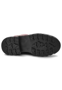 Czerwone Botki Artiker Modne Obuwie Damskie. Okazja: na co dzień. Kolor: czerwony. Materiał: skóra, jeans. Styl: casual, elegancki #5