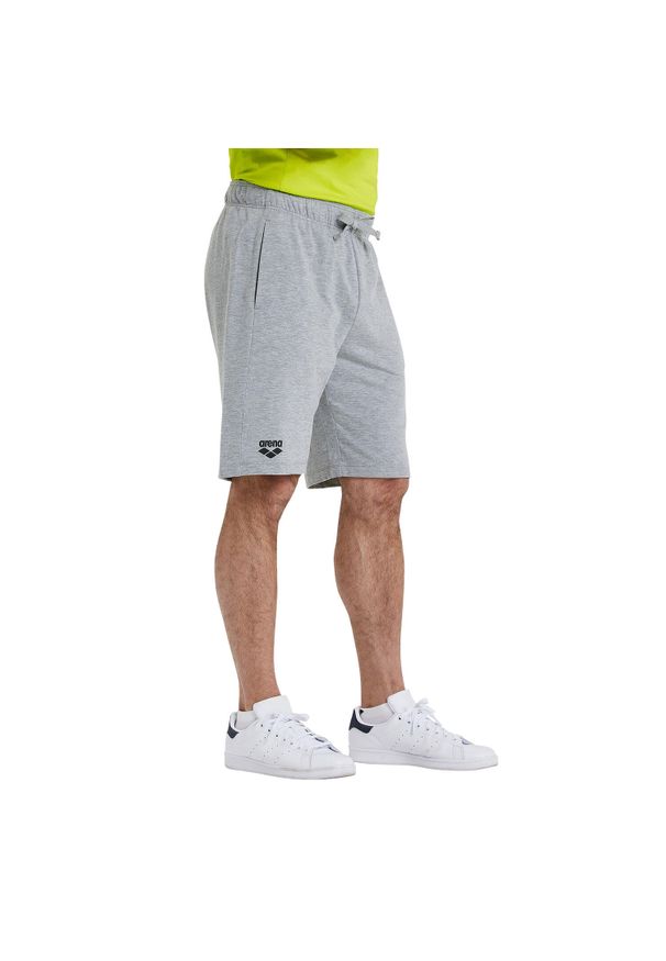 Szorty Arena Team Solid. Kolor: szary. Długość: krótkie. Sezon: lato