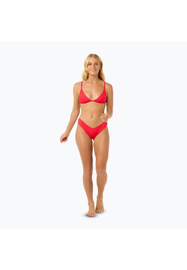 RIPCURL - Dół od stroju kąpielowego Rip Curl Premium Surf Skimpy Hipster. Kolor: czerwony
