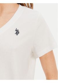 U.S. Polo Assn. T-Shirt WUP0635 Biały Classic Fit. Typ kołnierza: polo. Kolor: biały. Materiał: bawełna #5