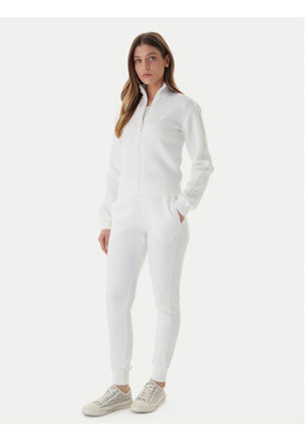 Guess Bluza Allie V2YQ17 K7UW2 Biały Regular Fit. Kolor: biały. Materiał: wiskoza