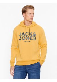 Jack & Jones - Jack&Jones Bluza James 12235338 Żółty Regular Fit. Kolor: żółty. Materiał: bawełna