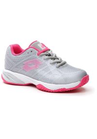 LOTTO - Buty tenisowe juniorskie Lotto Mirage 300 III all court. Kolor: szary. Sport: tenis #1