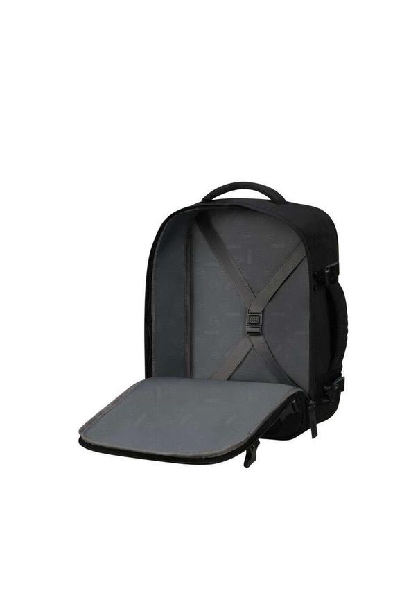 AMERICAN TOURISTER - Plecak kabinowy American Tourister Take2cabin S/M - black. Kolor: czarny