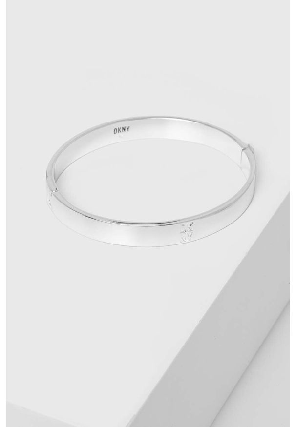 DKNY - Dkny bransoletka damska. Kolor: srebrny