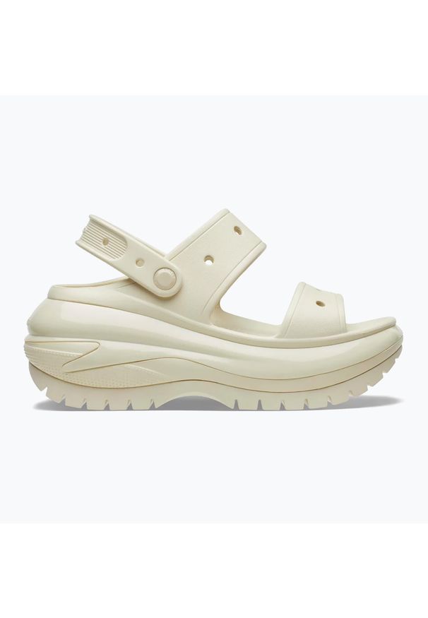 Sandały damskie Crocs Mega Crush. Kolor: beżowy