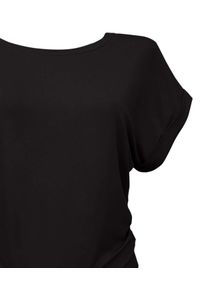 LEMISS - Body t-shirt Yara Deep Black. Okazja: na co dzień. Kolor: czarny. Materiał: materiał, dzianina. Styl: casual