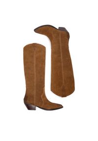 Badura Kowbojki EO-V365-206 Brązowy. Kolor: brązowy. Materiał: skóra, zamsz #2