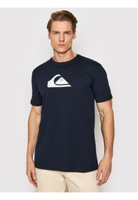 Quiksilver T-Shirt Comp EQYZT06534 Granatowy Regular Fit. Kolor: niebieski. Materiał: bawełna