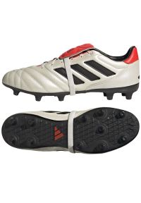 Adidas - Buty piłkarskie adidas Copa Gloro Fg M IE7537 białe. Zapięcie: sznurówki. Kolor: biały. Materiał: skóra, syntetyk. Sport: piłka nożna