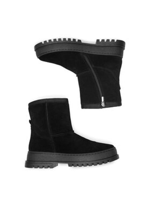 Lasocki Śniegowce ARC-DUNA-02 Czarny. Kolor: czarny. Materiał: skóra, zamsz