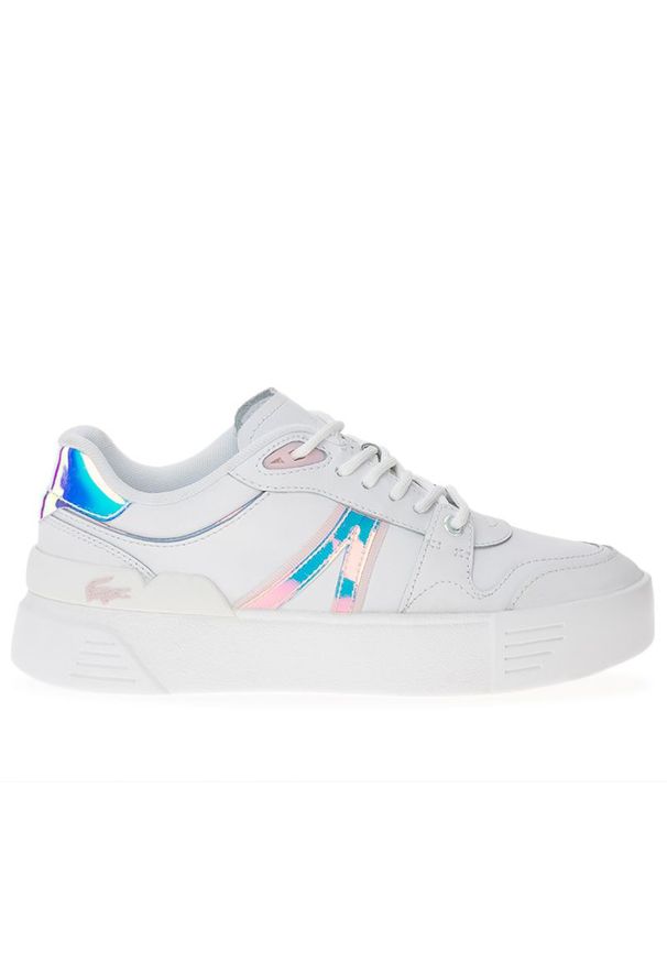 Buty Lacoste Court Sneakers 747SFA0054-1Y9 - białe. Okazja: na co dzień. Kolor: biały. Materiał: skóra, tkanina, guma. Szerokość cholewki: normalna
