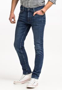 Mustang - MUSTANG FRISCO SKINNY MĘSKIE SPODNIE JEANSOWE JEANSY DŻINSY DENIM BLUE 1015049 5000 883