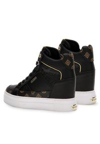 Guess Sneakersy Fridan FL7FRI FAL12 Czarny. Kolor: czarny. Materiał: skóra #3