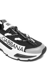 DOLCE & GABBANA - Dolce&Gabbana Sneakersy DA5203 AB068 Czarny. Kolor: czarny. Materiał: materiał #3