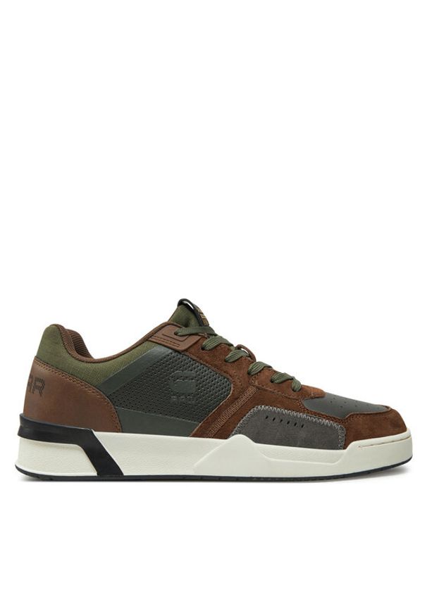 G-Star RAW - G-Star Raw Sneakersy Carrick Cup Low M D25755 Brązowy. Kolor: brązowy. Materiał: skóra, zamsz