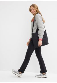 bonprix - Legginsy z poszerzanymi nogawkami (2 pary). Kolor: czarny. Materiał: bawełna #3