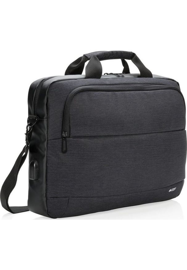 Torba Upominkarnia Nowoczesna torba na laptopa 15 Swiss Peak Czarna uniwersalny. Kolor: czarny