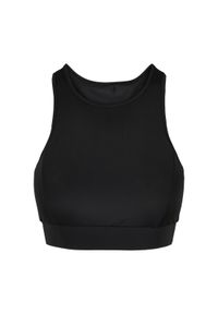 Damski biustonosz z wysokim dekoltem Urban Classics. Kolor: czarny #1