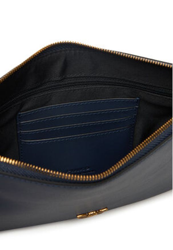 Pinko - PINKO Torebka Flat Classic AI 25-26 PCPL 100455 A0F1 Granatowy. Kolor: niebieski. Materiał: skórzane