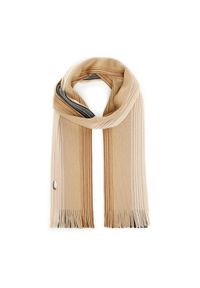 Wittchen - Męski szalik w drobne paski brązowo-czarny. Okazja: na co dzień. Kolor: brązowy, wielokolorowy, czarny. Materiał: akryl. Wzór: paski. Styl: casual, elegancki #3