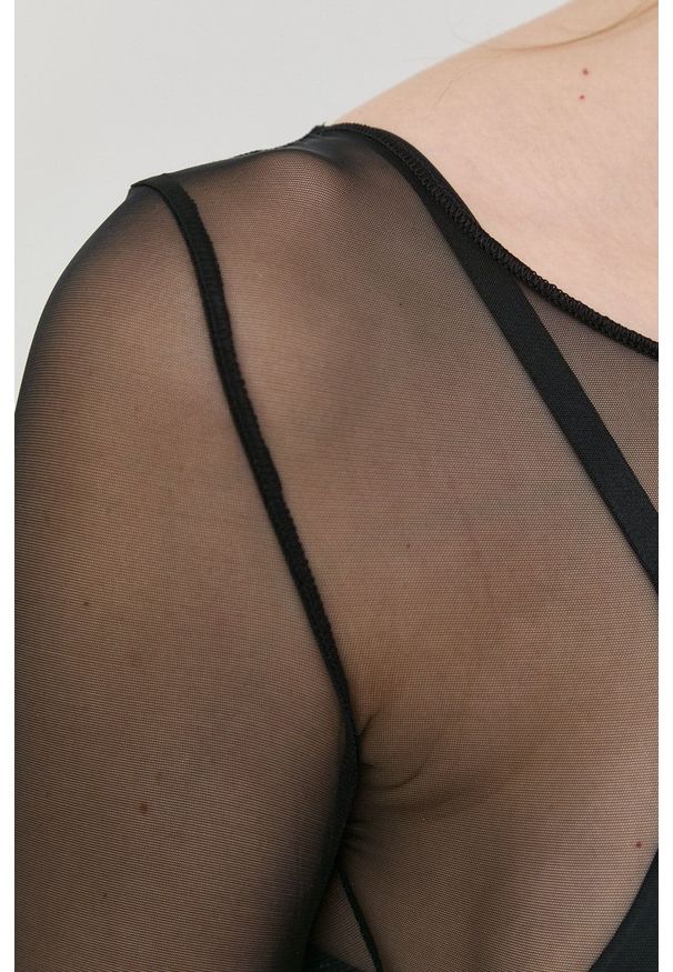 Spanx body modelujące damskie kolor czarny. Kolor: czarny. Materiał: materiał