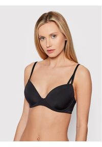 Calvin Klein Underwear Biustonosz push-up 000QF6016E Czarny. Kolor: czarny. Materiał: syntetyk. Rodzaj stanika: push-up