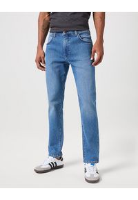 Wrangler - WRANGLER LARSTON MĘSKIE SPODNIE JEANSOWE JEANSY DŻINSY GARNER BLUE W112350846