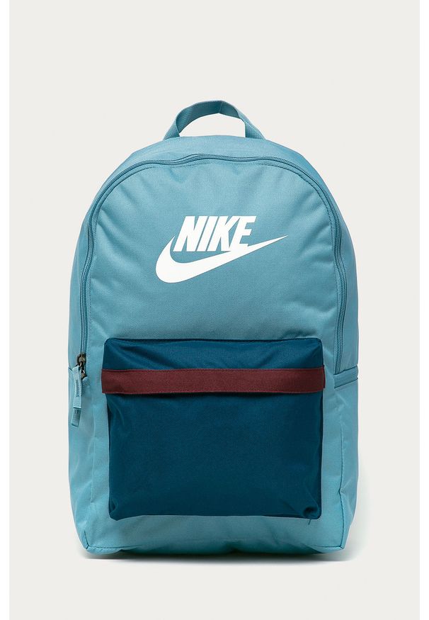 Nike Sportswear - Plecak. Kolor: niebieski. Materiał: poliester, materiał. Wzór: nadruk