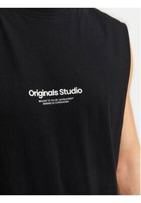 Jack & Jones - Jack&Jones Tank top Vesterbro 12250430 Czarny Oversize. Kolor: czarny. Materiał: bawełna #3