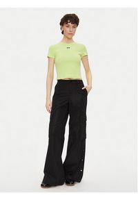 Hugo - HUGO T-Shirt Baby 50510749 Zielony Slim Fit. Kolor: zielony. Materiał: bawełna #5