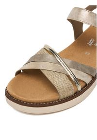 Remonte Sandały CEO-D2058-90 Złoty. Kolor: złoty. Materiał: materiał #8