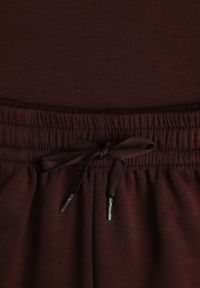 Born2be - Brązowy Letni Komplet z Bawełny i Wiskozy T-shirt i Szorty Celinai. Kolor: brązowy. Materiał: wiskoza, bawełna #8