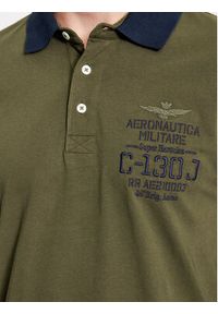 Aeronautica Militare Polo 232PO1709J584 Zielony Regular Fit. Typ kołnierza: polo. Kolor: zielony. Materiał: bawełna #3