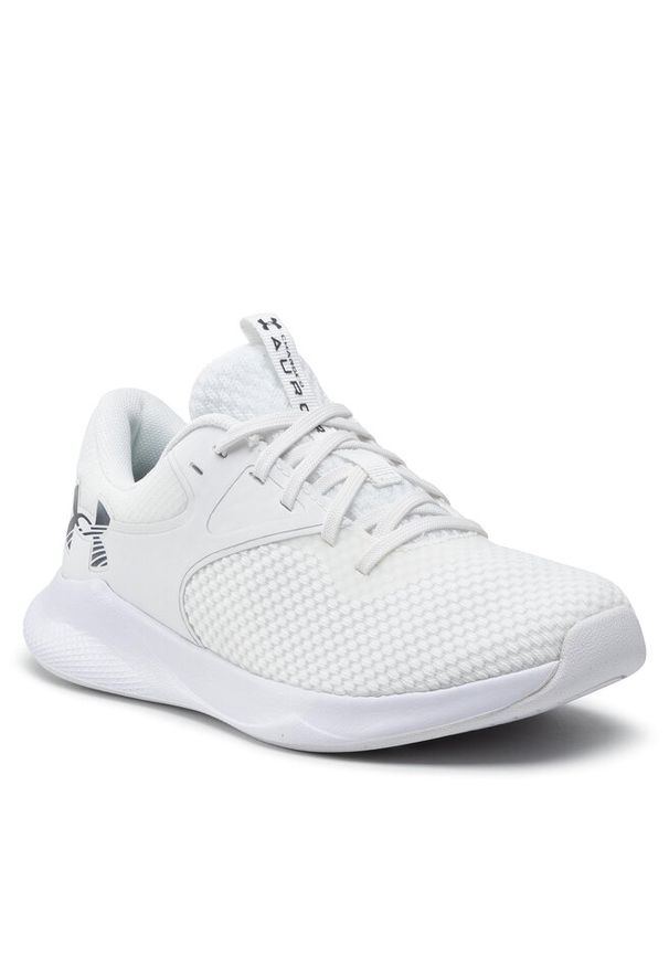 Buty na siłownię Under Armour. Kolor: biały. Sport: fitness