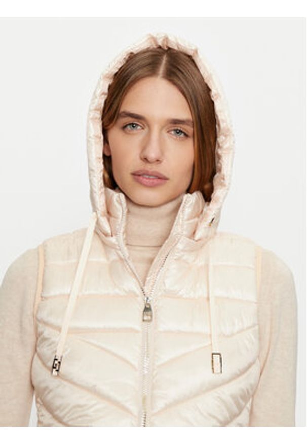 Gaudi Bezrękawnik 421BD35003 Beżowy Regular Fit. Kolor: beżowy. Materiał: syntetyk. Długość rękawa: bez rękawów